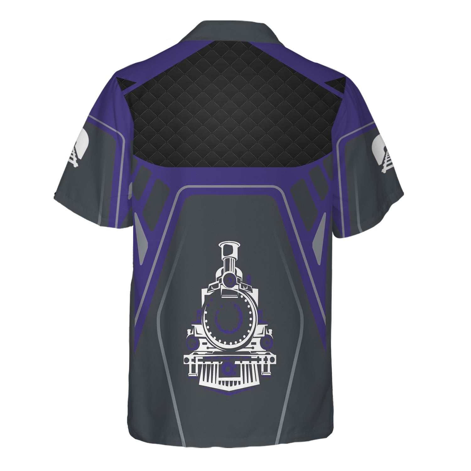 Railspirit Personalized Southern Pacific Railroad Hawaiian Shirt Steam Locomotive Engine Graphic Train Shirt All Over Print