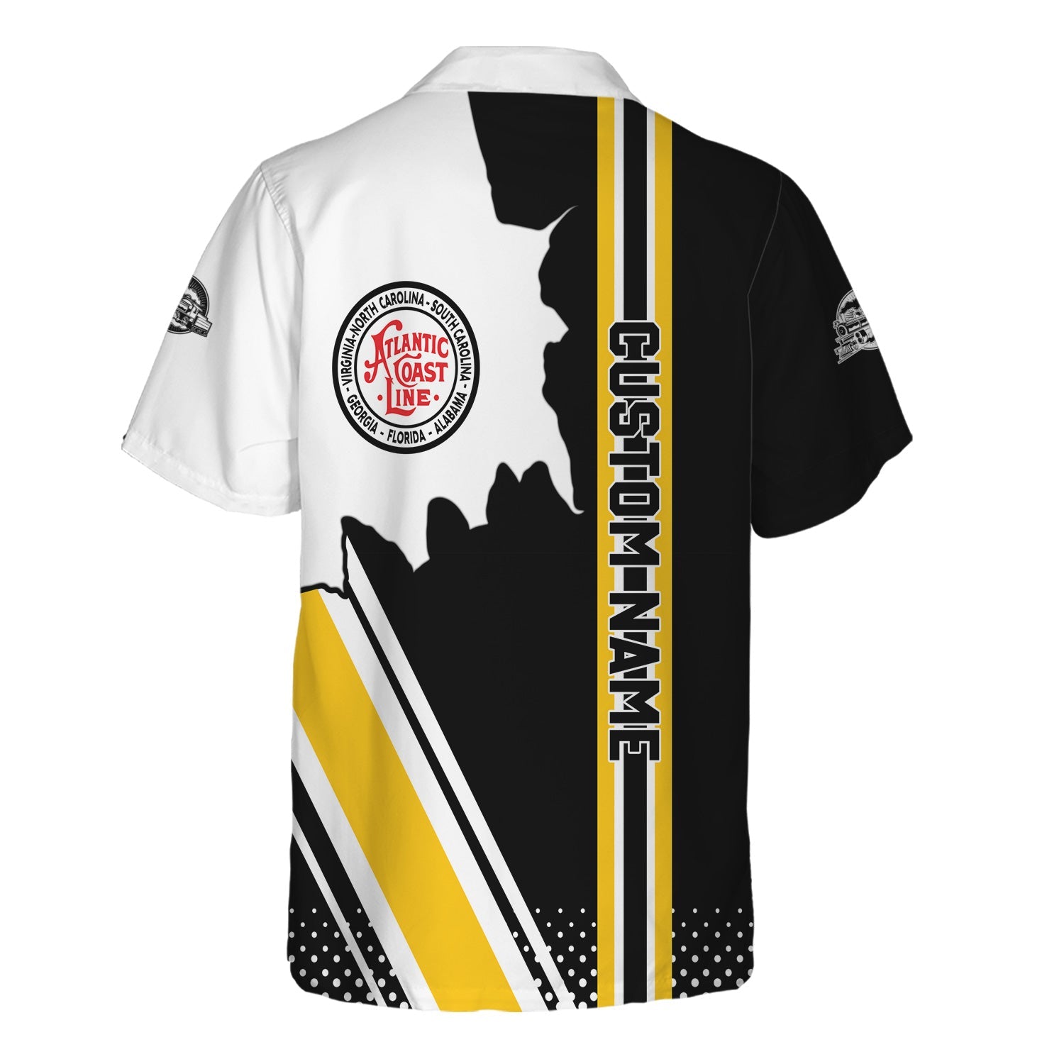 Railspirit Personalized Atlantic Coast Line Railroad Hawaiian Shirt All Over Printed Unisex Shirt