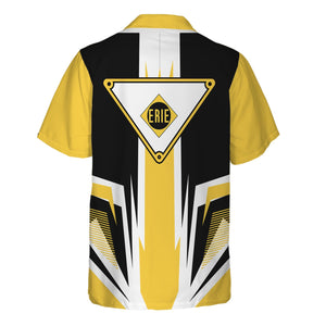 Railspirit Erie Railroad Hawaiian Shirt Bold Graphic Style All Over Printed Shirt