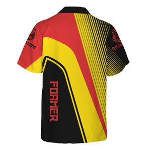 Railspirit Personalized Seaboard Air Line Railroad Hawaiian Shirt Vibrant Striking Style Shirt For Rail Enthusiasts