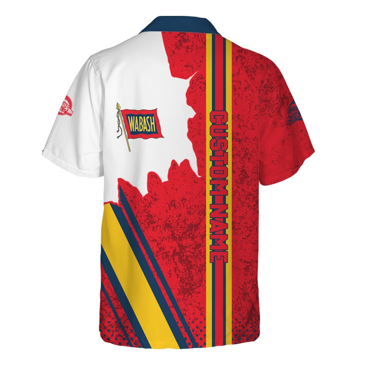 Railspirit Personalized Wabash Railroad Hawaiian Shirt All Over Printed Unisex Shirt