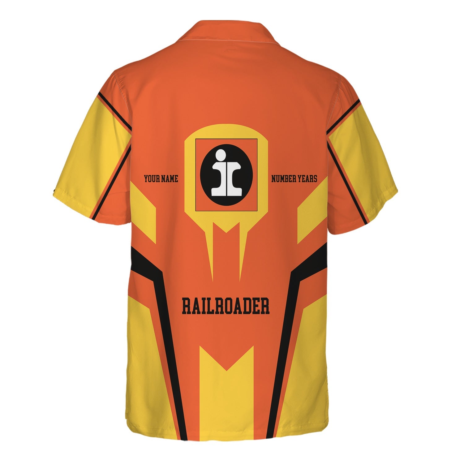 Railspirit Personalized Illinois Central Railroad Hawaiian Shirt Custom Year Railroader Shirt Gift Idea For Train Lover