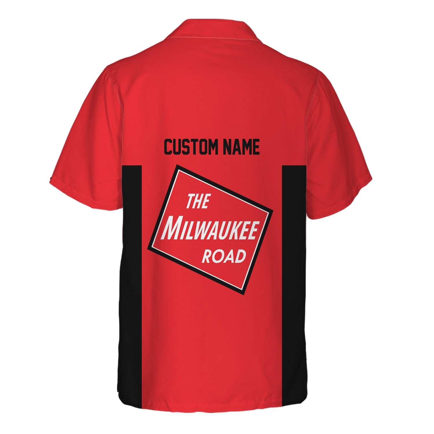 Railspirit Custom Name Chicago, Milwaukee, St. Paul and Pacific Railroad Hawaiian Shirt Yes I Need All Those Train Milwaukee Road Printed Shirt
