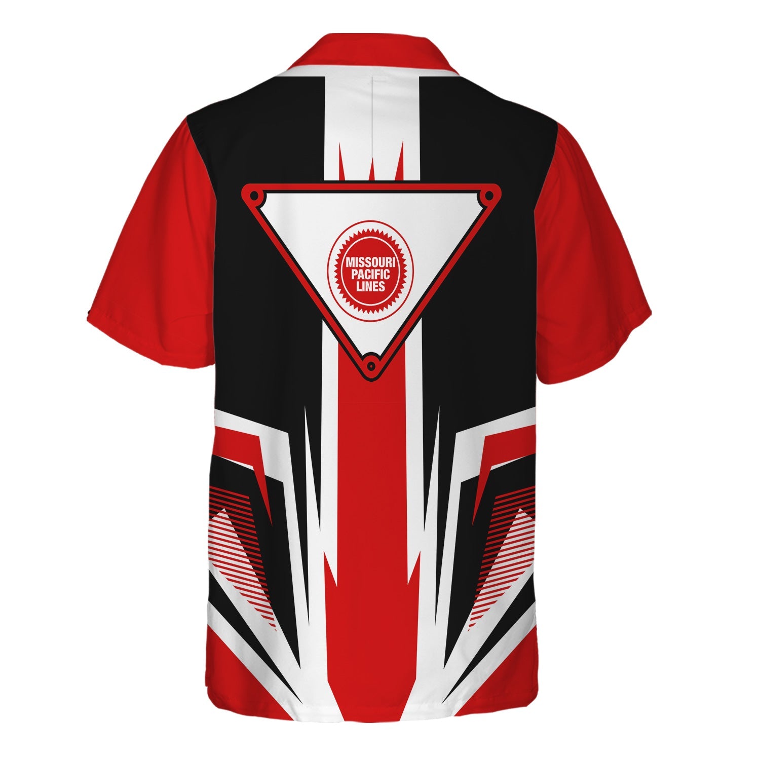 Railspirit Missouri Pacific Railroad Hawaiian Shirt Bold Graphic Style All Over Printed Shirt