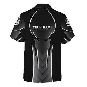 Railspirit Personalized Reading Railroad Hawaiian Shirt Striking Line Style Train Shirt For Locomotive Lovers