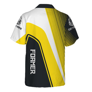 Railspirit Personalized Western Pacific Railroad Hawaiian Shirt Vibrant Striking Style Shirt For Rail Enthusiasts