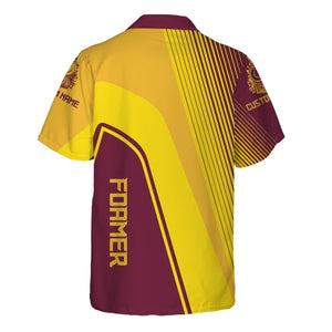 Railspirit Personalized Boston and Maine Railroad Hawaiian Shirt Vibrant Striking Style Shirt For Rail Enthusiasts