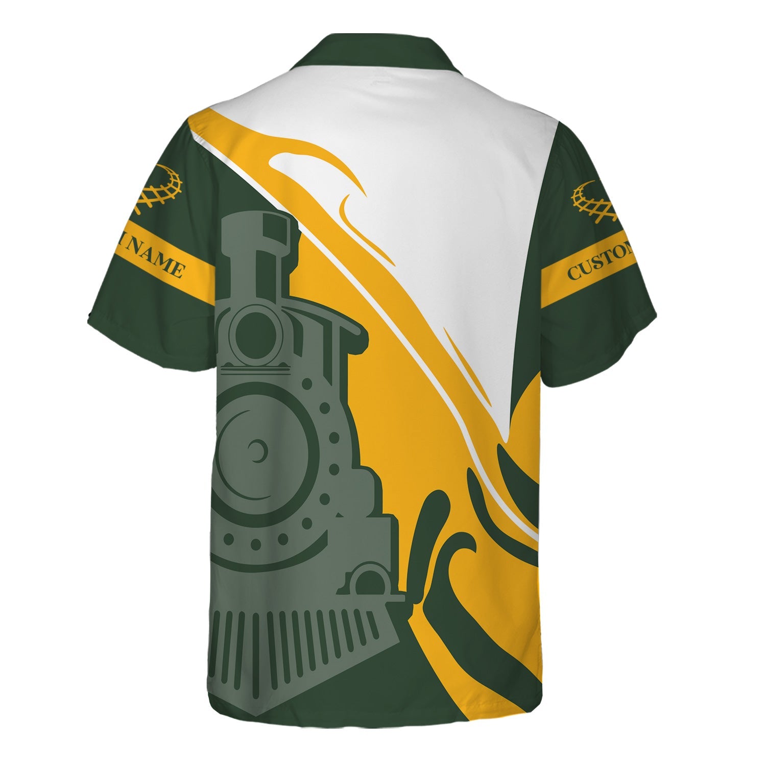 Railspirit Personalized New York, New Haven and Hartford Railroad Hawaiian Shirt Flame-Inspired Style New Haven Railroad Shirt