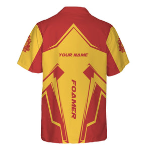 Railspirit Personalized Louisville and Nashville Railroad Hawaiian Shirt Railway Trainspotter Style L&N Shirt Gift Idea For Foamers