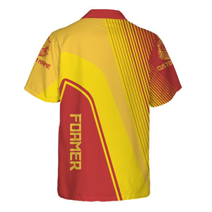 Railspirit Personalized Louisville and Nashville Railroad Hawaiian Shirt Vibrant Striking Style L&N Shirt For Rail Enthusiasts