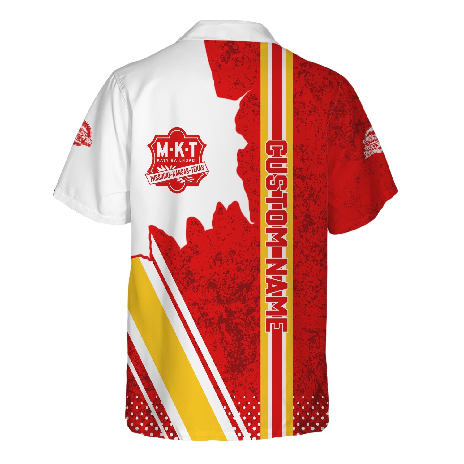 Railspirit Personalized Katy Railroad Hawaiian Shirt All Over Printed Unisex Shirt