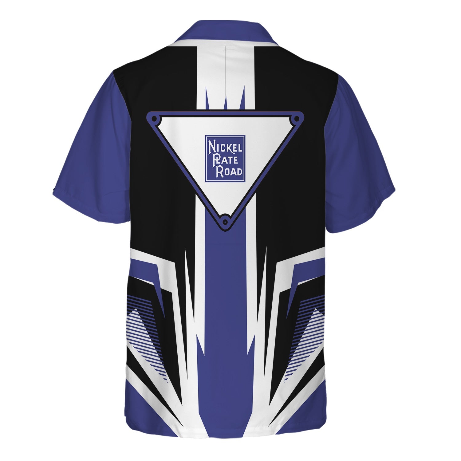 Railspirit New York, Chicago and St. Louis Railroad Hawaiian Shirt Bold Graphic Style Nickel Plate Road All Over Printed Shirt