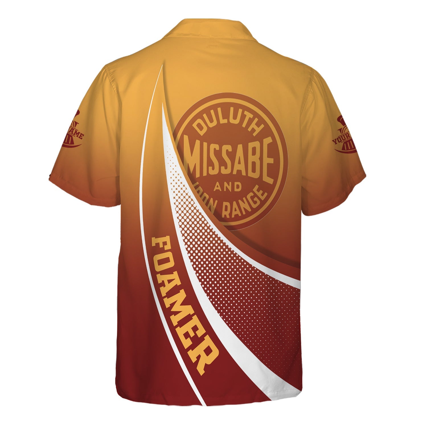 Railspirit Personalized Duluth, Missabe, & Iron Range Railroad Hawaiian Shirt Railway-Themed Style Shirt Gift Idea For Trainspotter