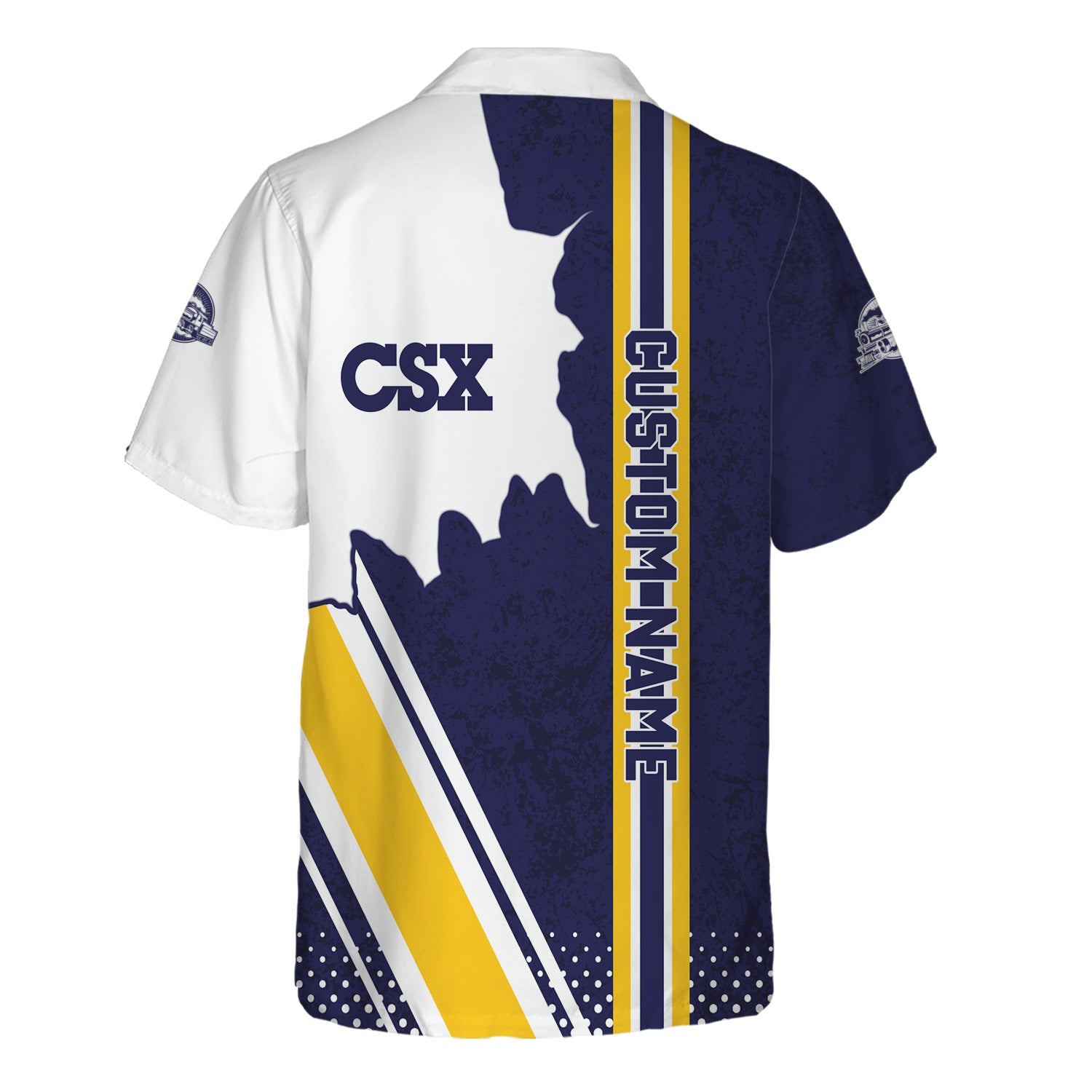 Railspirit Personalized CSX Transportation Railroad Hawaiian Shirt All Over Printed Unisex Shirt