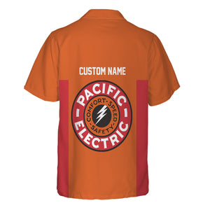 Railspirit Custom Name Pacific Electric Railroad Hawaiian Shirt Yes I Need All Those Train Printed Shirt