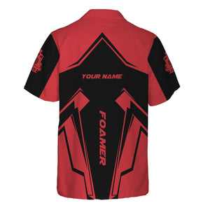 Railspirit Personalized Pacific Electric Railroad Hawaiian Shirt Railway Trainspotter Style Shirt Gift Idea For Foamers