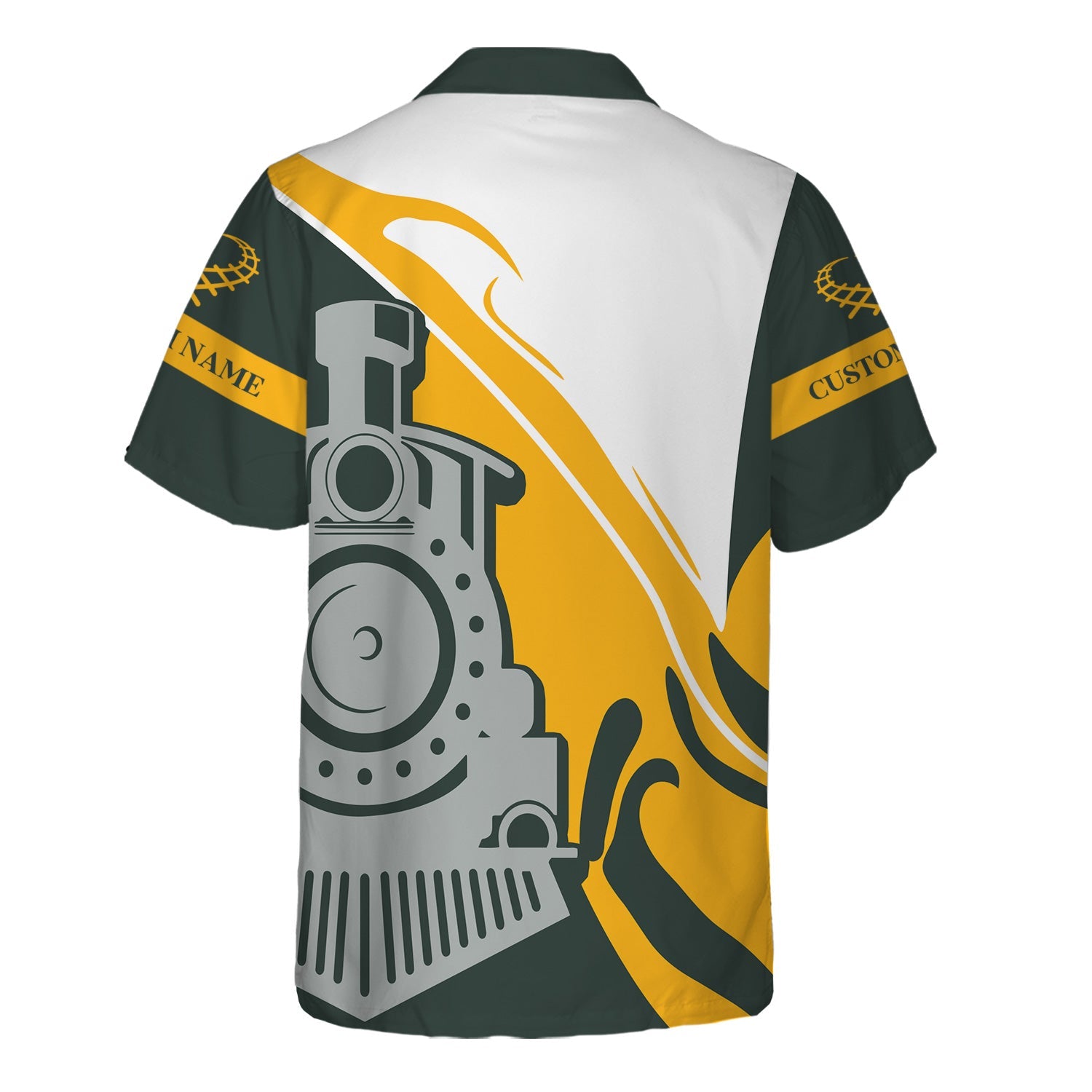 Railspirit Personalized Youngstown & Southern Railroad Hawaiian Shirt Flame-Inspired Style Shirt Gift Idea For Train Lovers