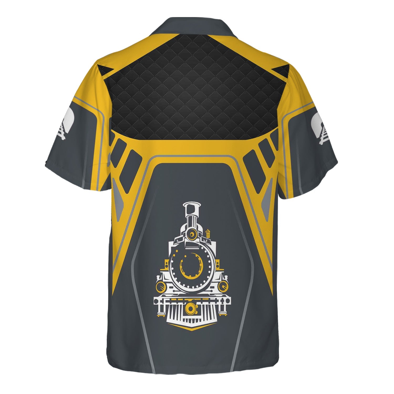 Railspirit Personalized Richmond, Fredericksburg And Potomac Railroad Hawaiian Shirt Steam Locomotive Engine Graphic Train Shirt All Over Print