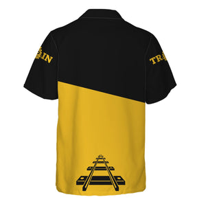 Railspirit Personalized Richmond, Fredericksburg And Potomac Railroad Hawaiian Shirt One Track Mind Unisex Train Shirt Gift Idea For Train Lover