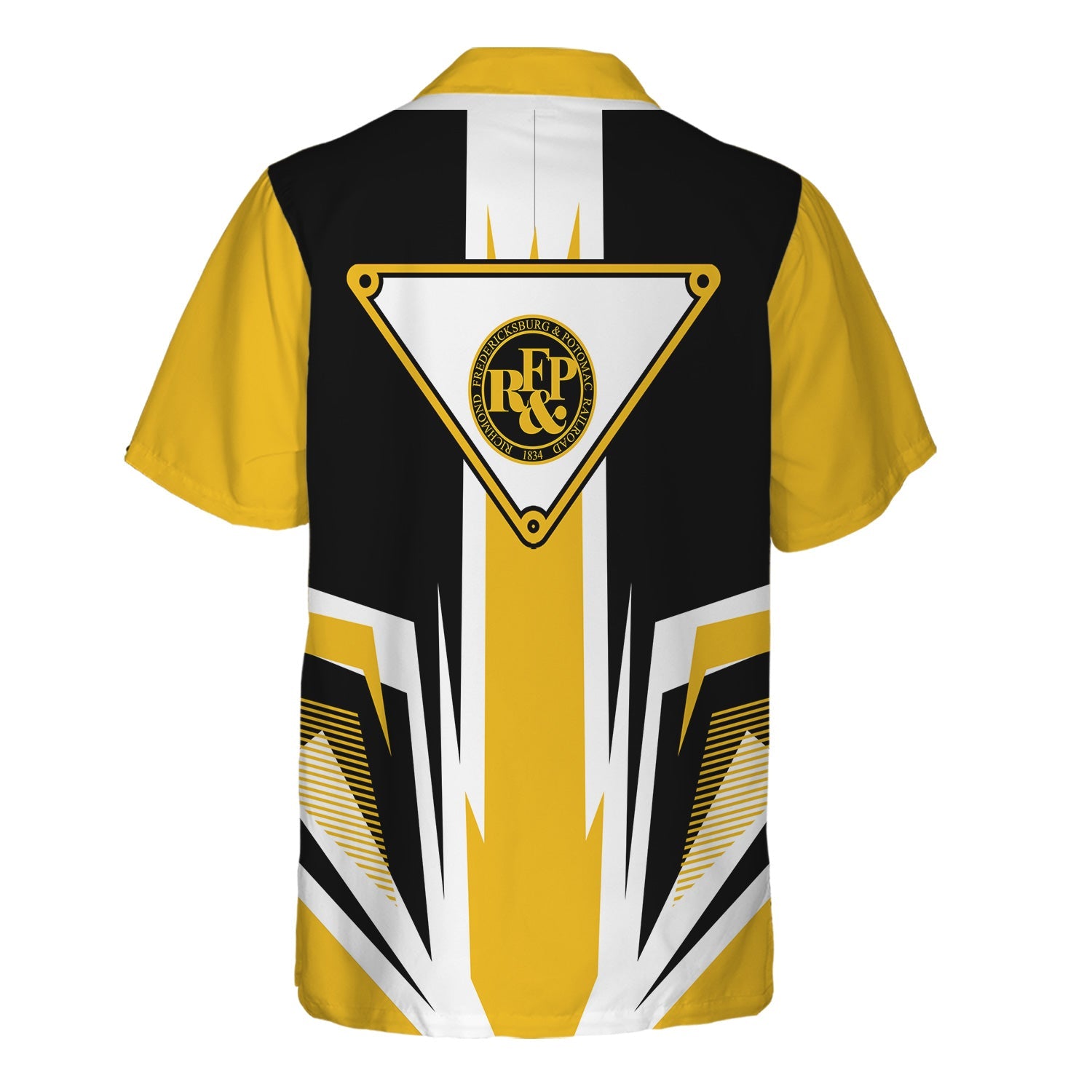 Railspirit Richmond, Fredericksburg And Potomac Railroad Hawaiian Shirt Bold Graphic Style All Over Printed Shirt