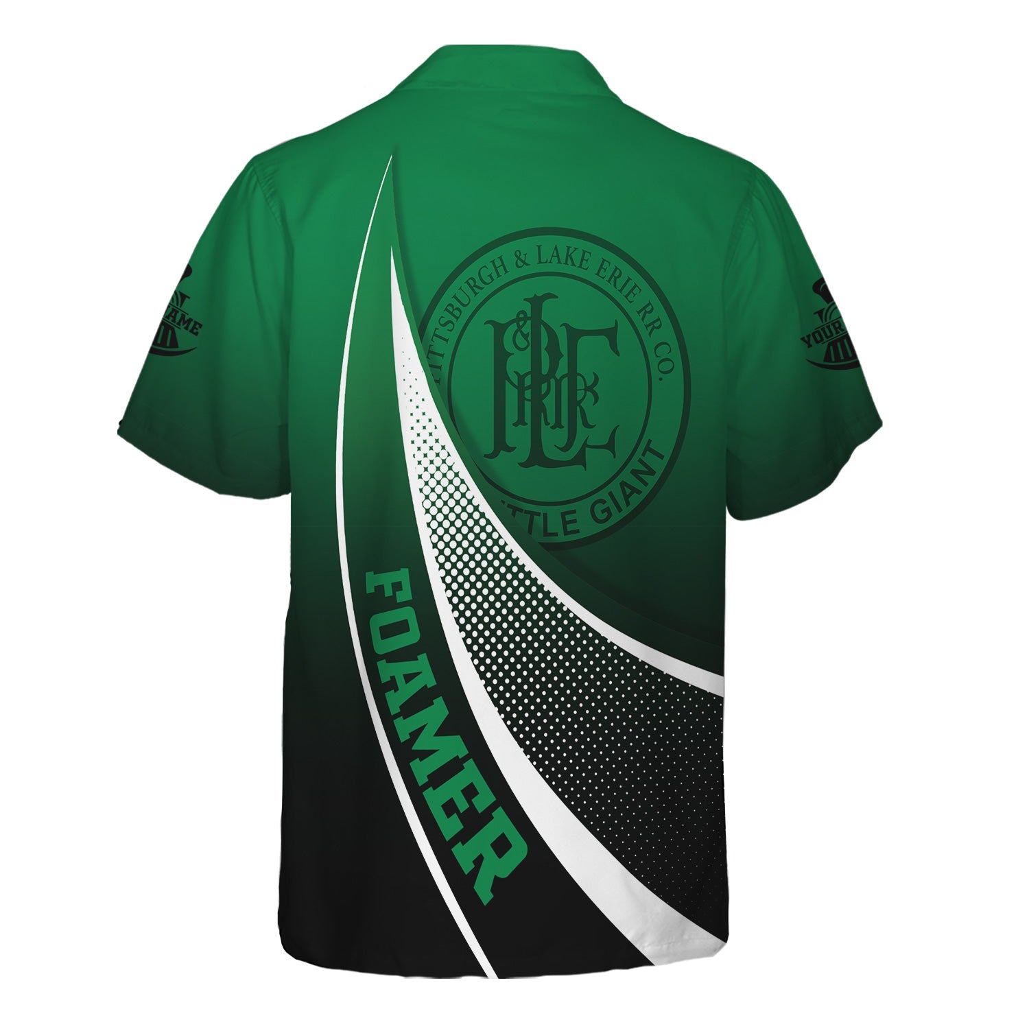 Railspirit Personalized Pittsburgh And Lake Erie Railroad Hawaiian Shirt Railway-Themed Style Shirt Gift Idea For Trainspotter