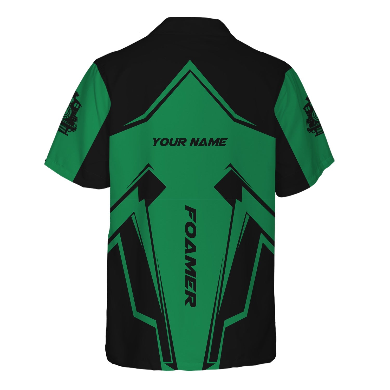 Railspirit Personalized Pittsburgh And Lake Erie Railroad Hawaiian Shirt Railway Trainspotter Style Shirt Gift Idea For Foamers