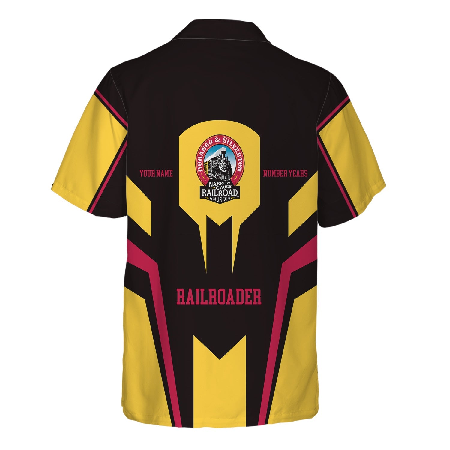 Railspirit Personalized Durango And Silverton Narrow Gauge Railroad Hawaiian Shirt Custom Year Railroader Shirt Gift Idea For Train Lover