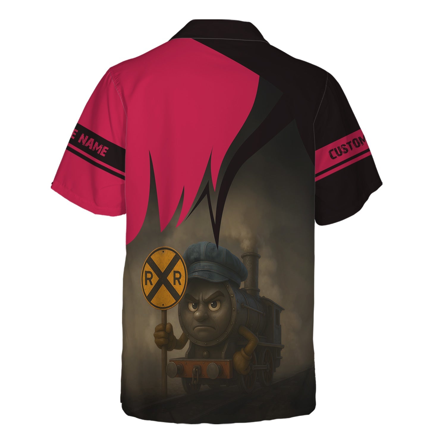 Railspirit Personalized Durango And Silverton Narrow Gauge Railroad Hawaiian Shirt Angry Train Hawaiian Shirt Gift Idea For Train Lover