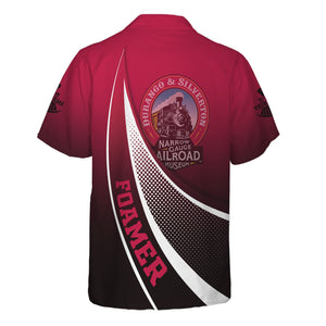 Railspirit Personalized Durango And Silverton Narrow Gauge Railroad Hawaiian Shirt Railway-Themed Style Shirt Gift Idea For Trainspotter