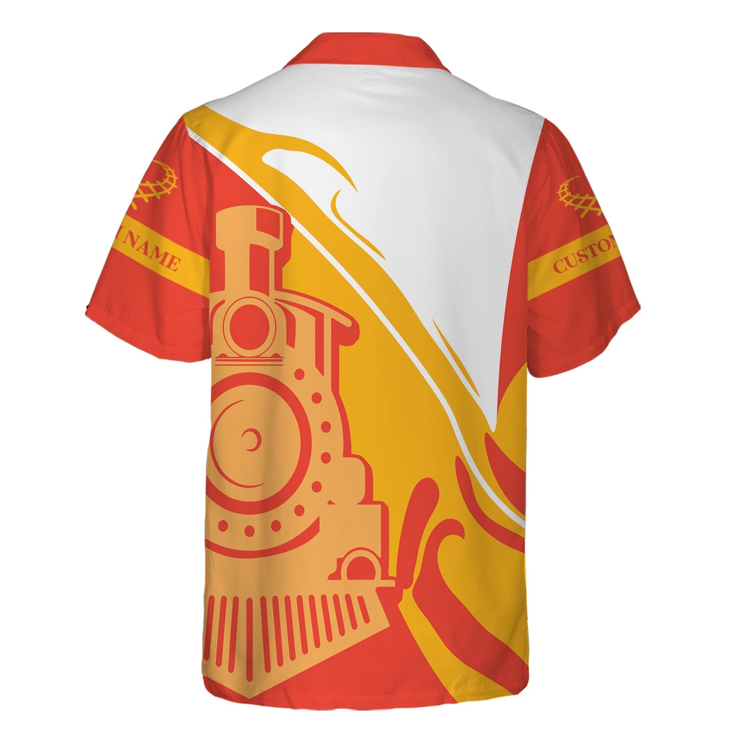 Railspirit Personalized Strasburg Railroad Hawaiian Shirt Flame-Inspired Style Shirt Gift Idea For Train Lovers