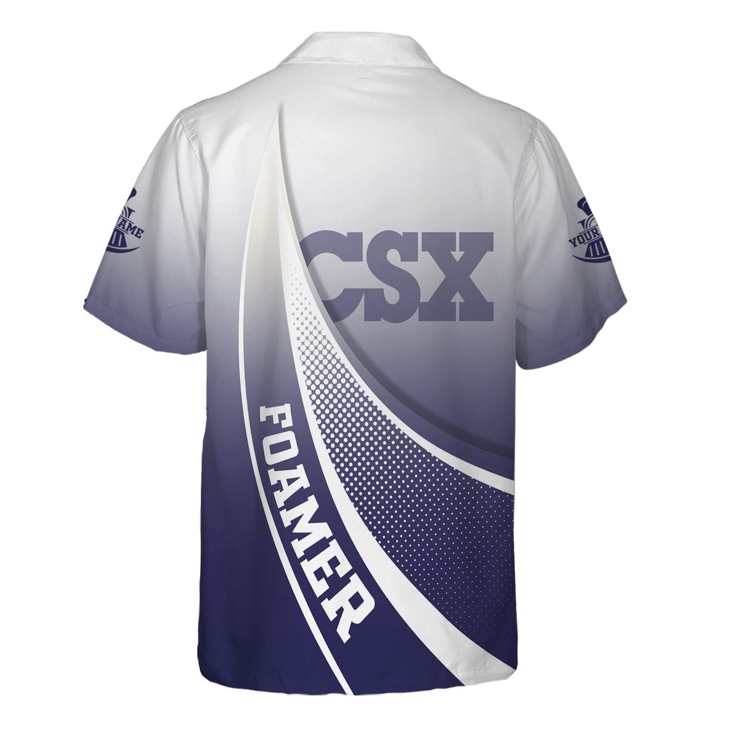 Railspirit Personalized CSX Transportation Railroad Hawaiian Shirt Railway-Themed Style Shirt Gift Idea For Trainspotter