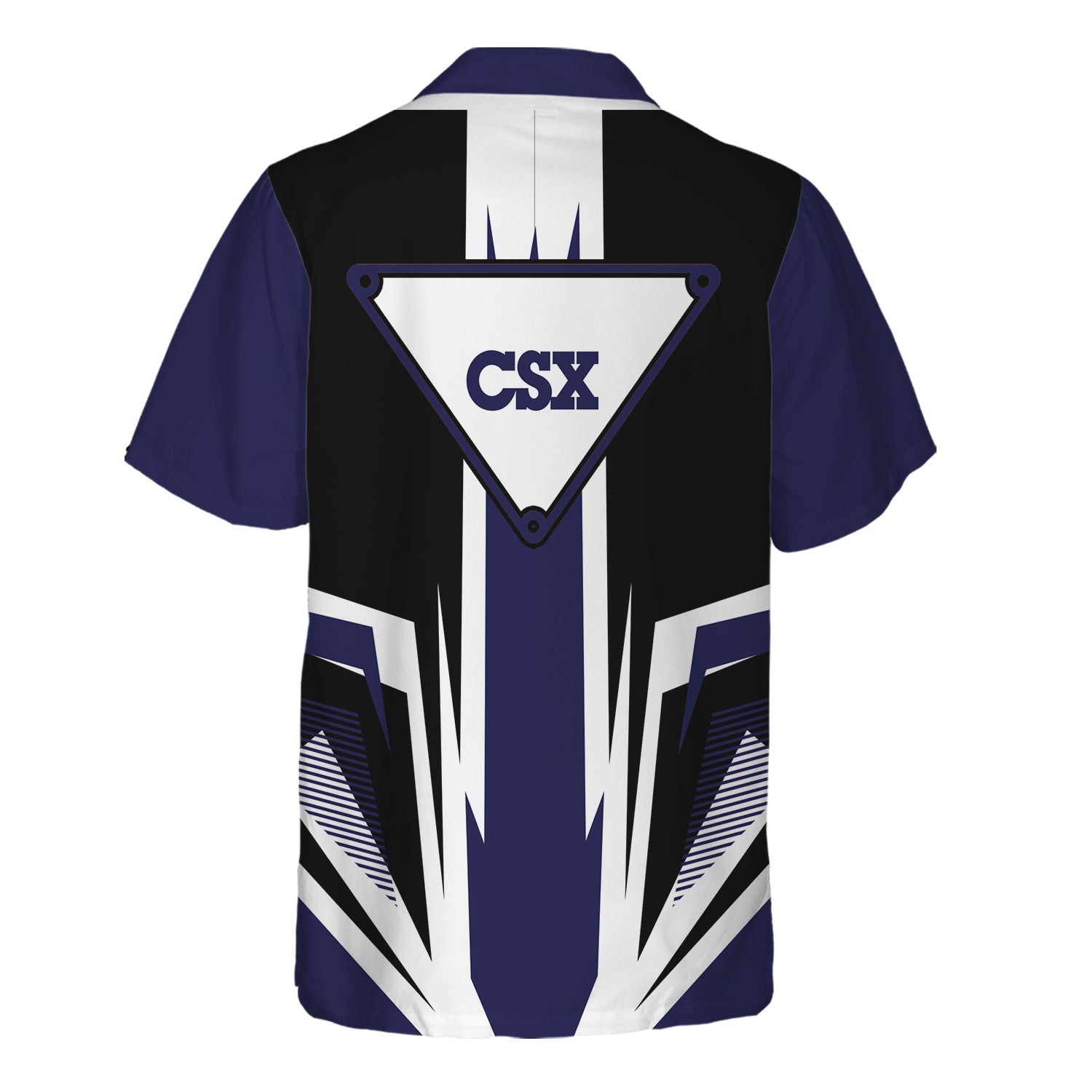 Railspirit CSX Transportation Railroad Hawaiian Shirt Bold Graphic Style All Over Printed Shirt