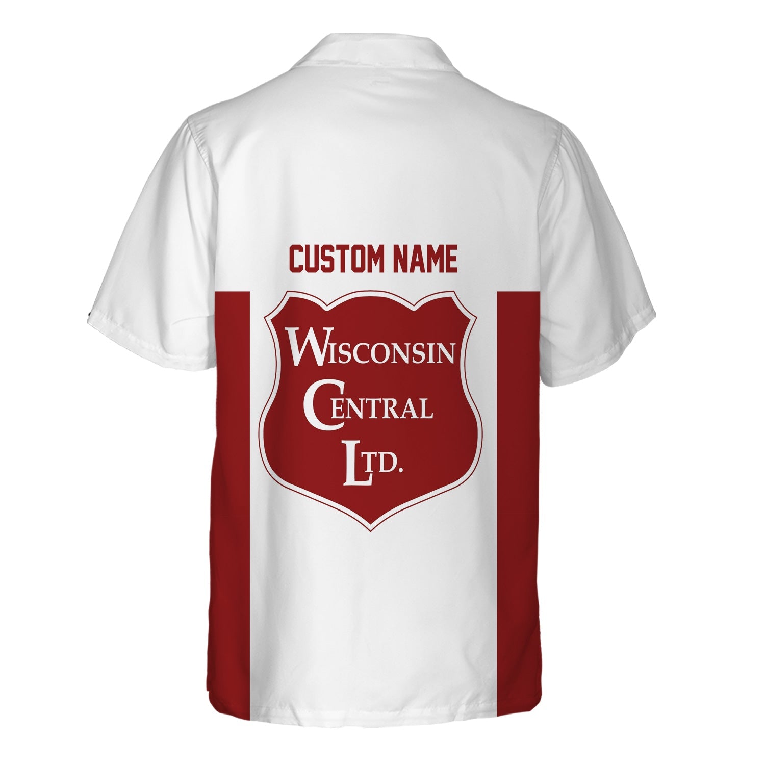 Railspirit Custom Name Wisconsin Central Ltd Railroad Hawaiian Shirt Yes I Need All Those Train Printed Shirt