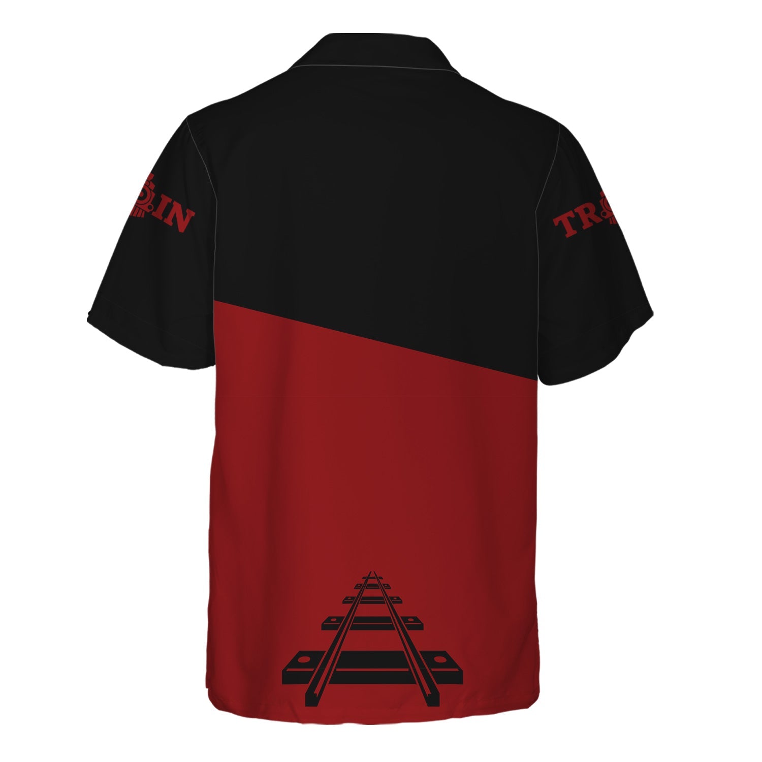 Railspirit Personalized Western Maryland Railway Hawaiian Shirt One Track Mind Unisex Train Shirt Gift Idea For Train Lover