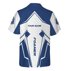 Railspirit Personalized Duluth, Winnipeg and Pacific Railway Hawaiian Shirt Railway Trainspotter Style Shirt Gift Idea For Foamers