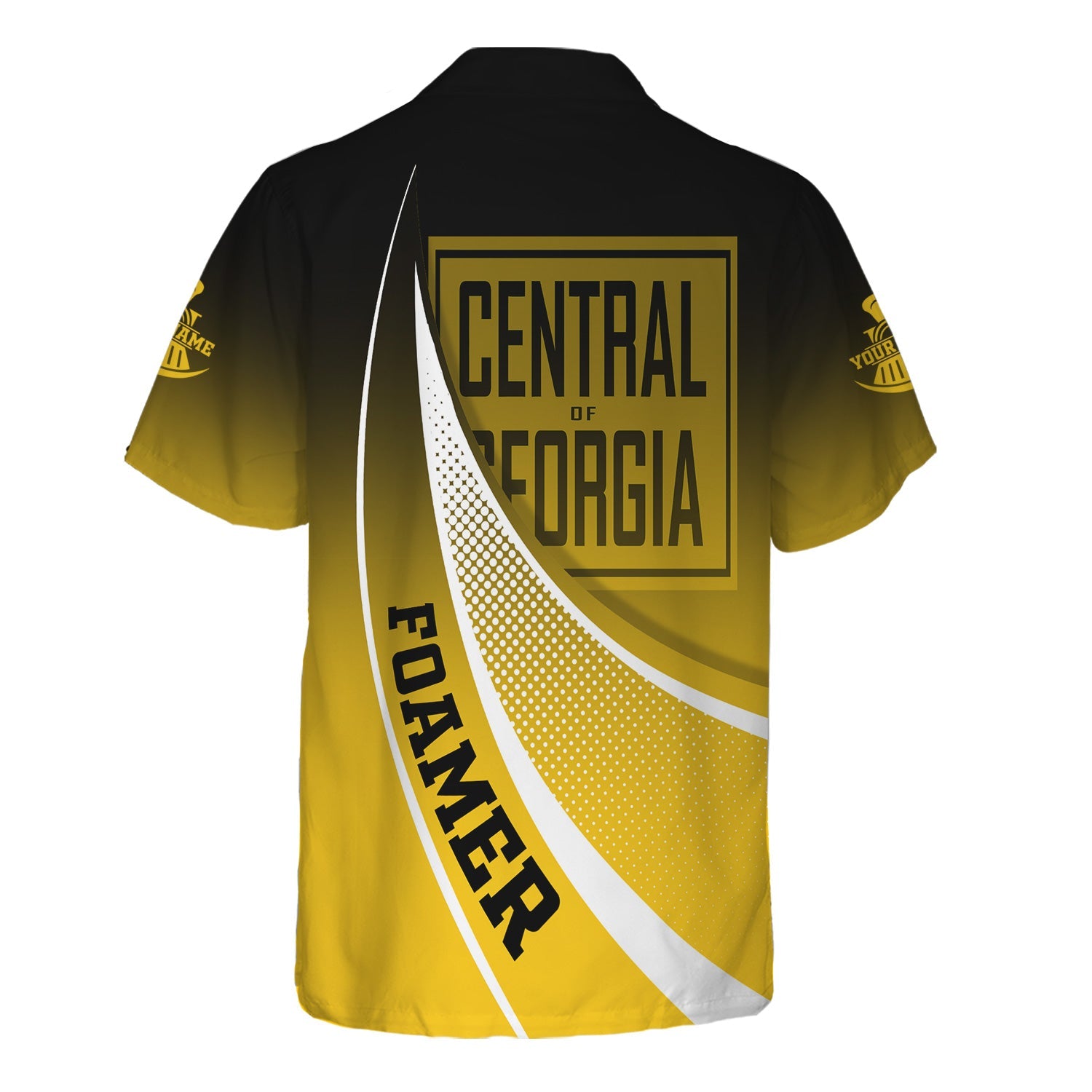 Railspirit Personalized Central of Georgia Railway Hawaiian Shirt Railway-Themed Style Shirt Gift Idea For Trainspotter