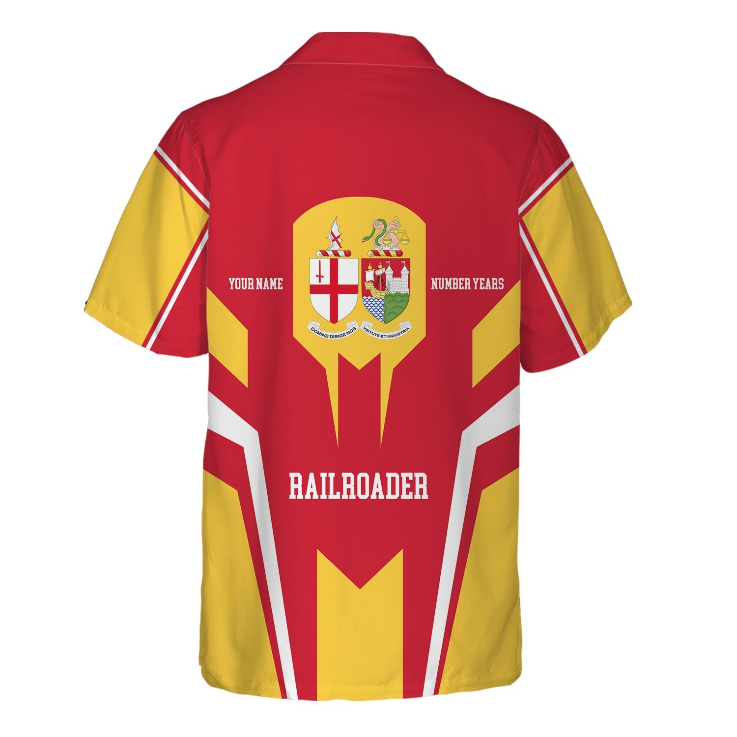 Railspirit Personalized Great Western Railway Hawaiian Shirt Custom Year Railroader Shirt Gift Idea For Train Lover