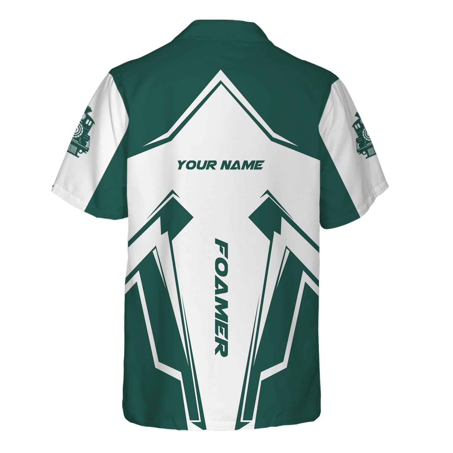 Railspirit Personalized Great Western Railway Hawaiian Shirt Railway Trainspotter Style Shirt Gift Idea For Foamers