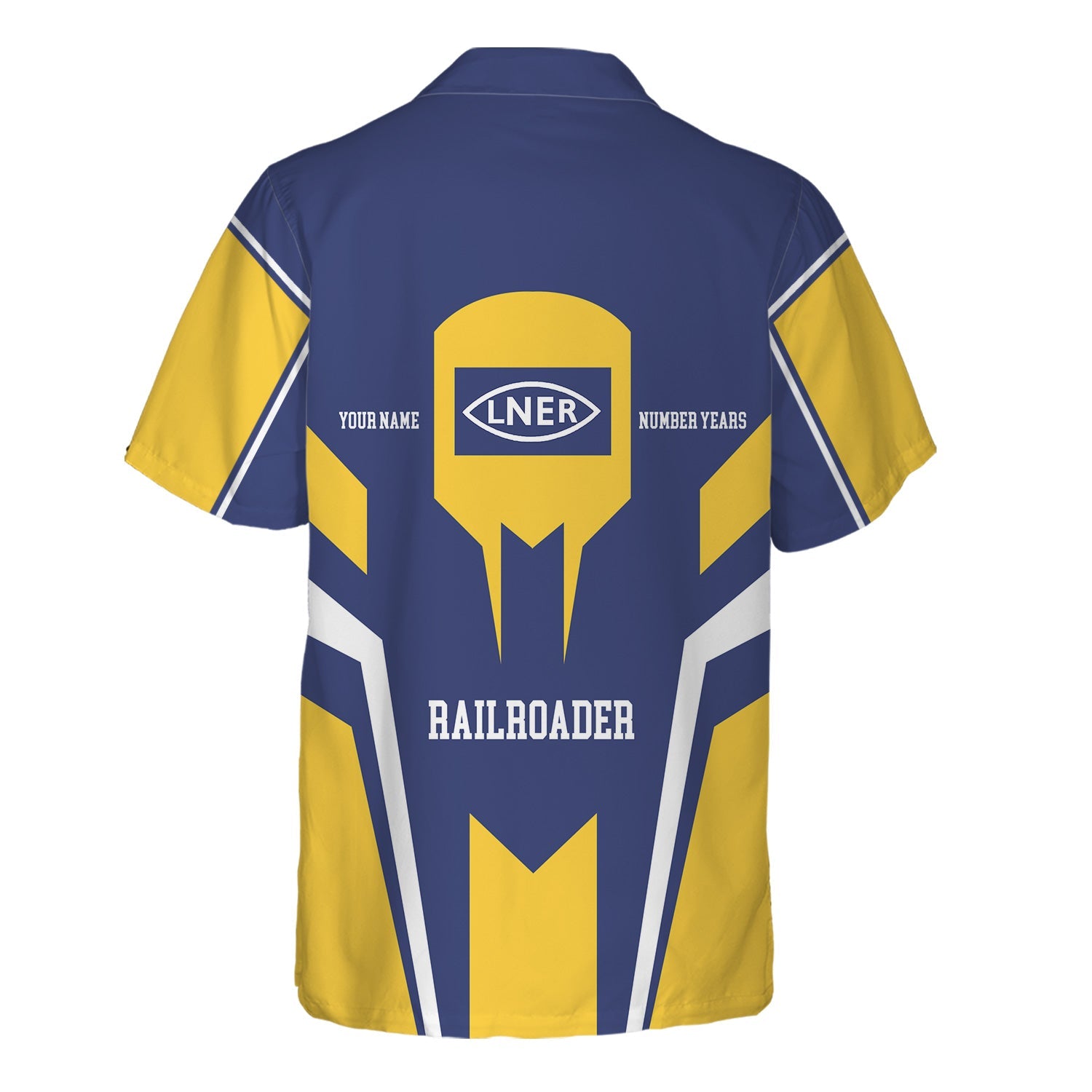 Railspirit Personalized London and North Eastern Railway Hawaiian Shirt Custom Year Railroader Shirt Gift Idea For Train Lover