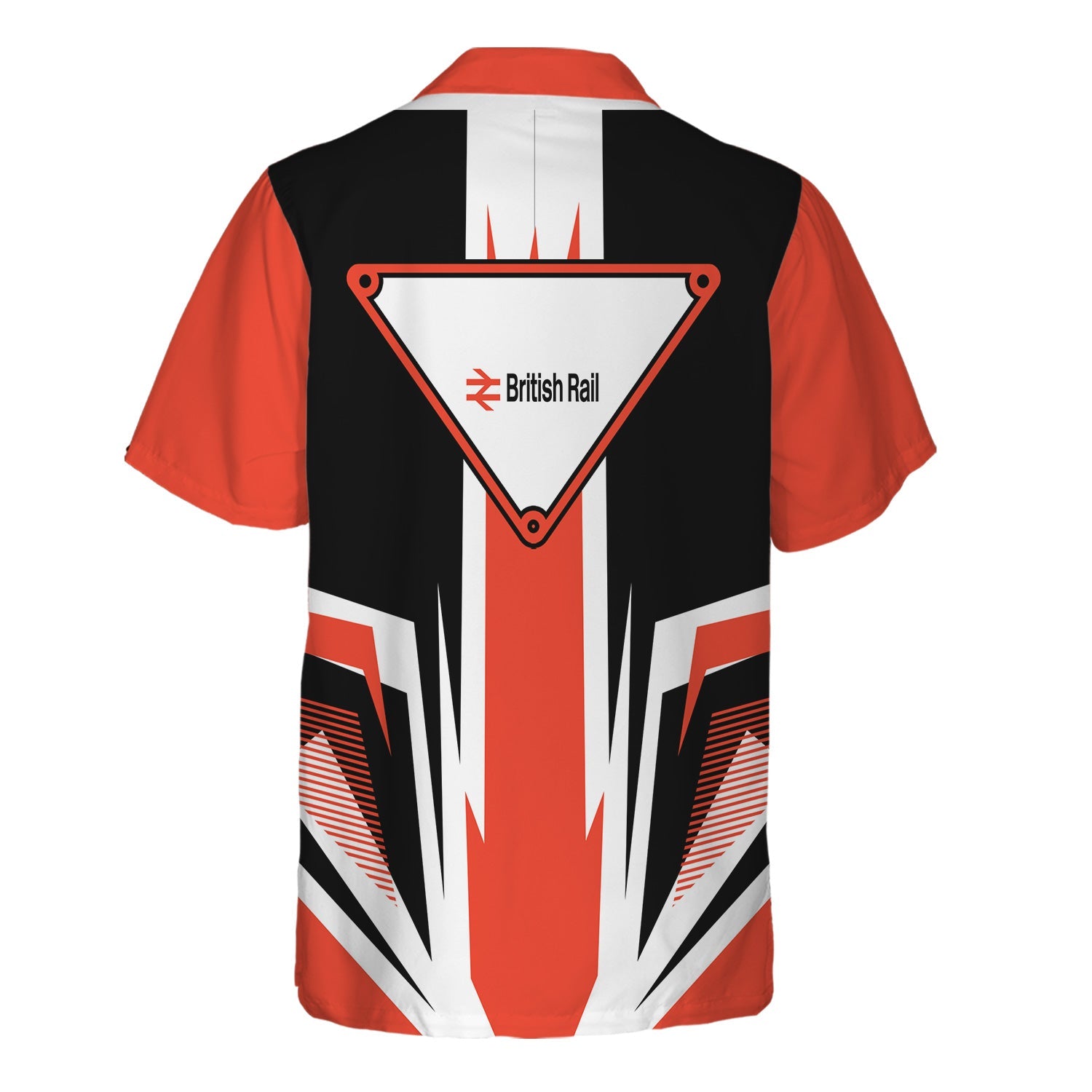 Railspirit Bristish Railway Hawaiian Shirt Bold Graphic Style All Over Printed Shirt