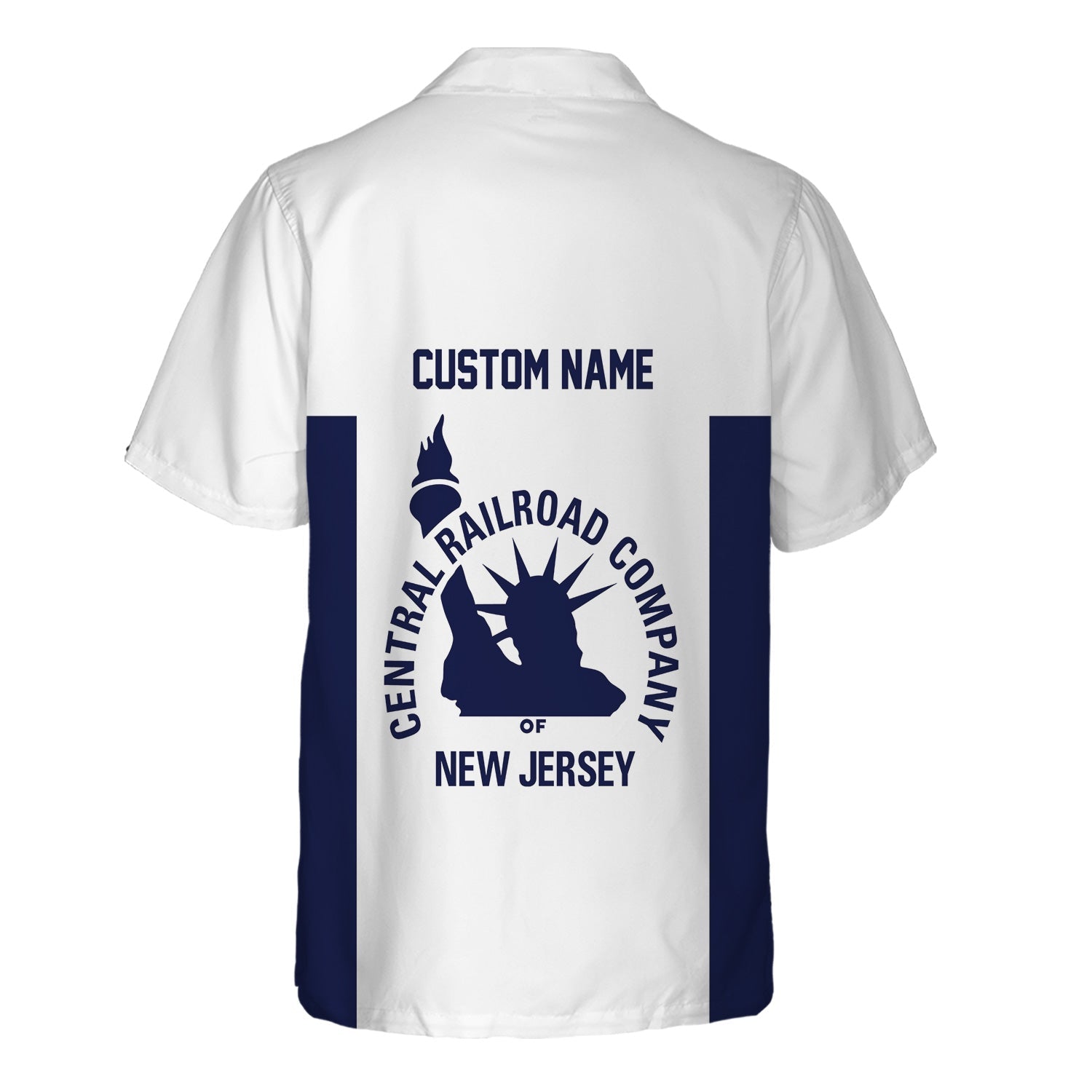 Railspirit Custom Name CNJ Jersey Central Railroad Hawaiian Shirt Yes I Need All Those Train Printed Shirt