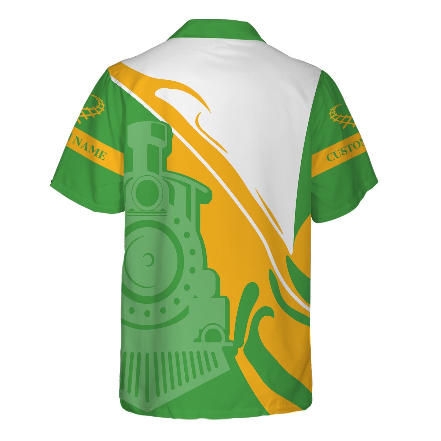Railspirit Personalized Virginia & Truckee Railroad Hawaiian Shirt Flame-Inspired Style Shirt Gift Idea For Train Lovers