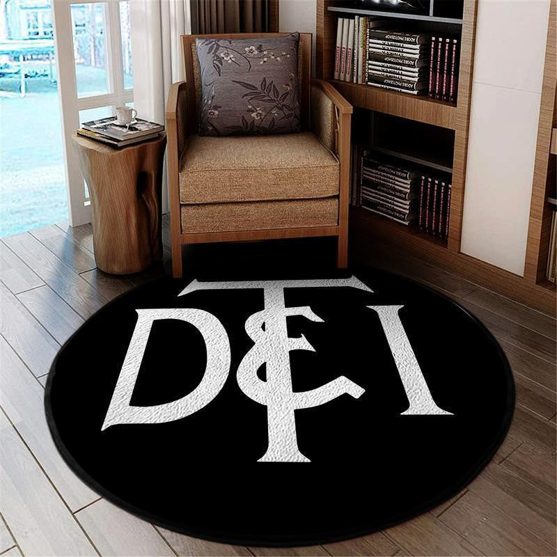 Railspirit Detroit Living Room Round Mat Detroit Toledo Shore Line Dtsl Circle Rug