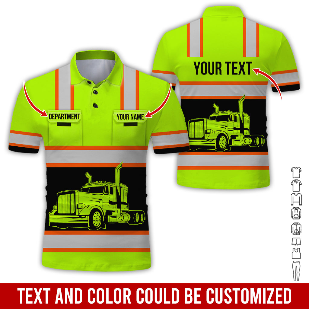 Customized Name Trucker Uniform 3D Printed Clothes, Custom Driver Gear