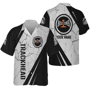 Railspirit Personalized Bessemer And Lake Erie Railroad Hawaiian Shirt Crackle Texture Style Shirt For Trackhead