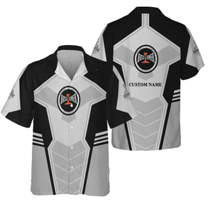 Railspirit Personalized Bessemer And Lake Erie Railroad Hawaiian Shirt Engine-Inspired Style Train Shirt for Railroad Fanatic