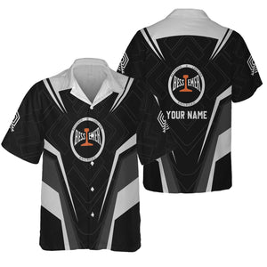 Railspirit Personalized Bessemer And Lake Erie Railroad Hawaiian Shirt Railway Inspired Apparel Train Shirt For Train Lovers