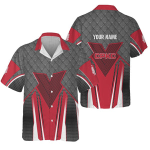 Railspirit Personalized Canadian Pacific Kansas City Hawaiian Shirt Rugged Steel Vibes CPKC Train Shirt All Over Print