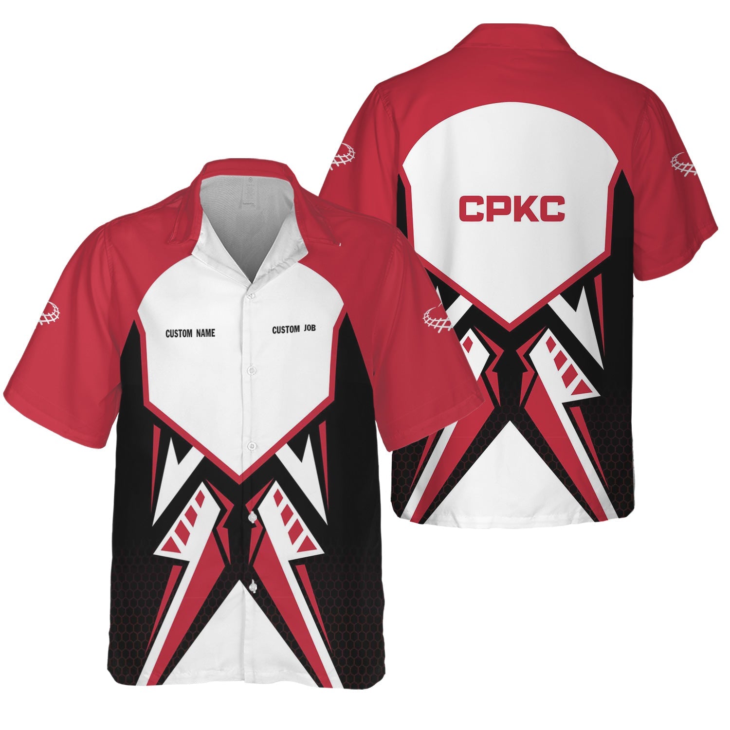 Railspirit Personalized Canadian Pacific Kansas City Hawaiian Shirt Vibriant Style with Custom Position CPKC Train Shirt