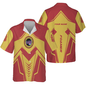 Railspirit Personalized Florida East Coast Railway Hawaiian Shirt Railway Trainspotter Style Shirt Gift Idea For Foamers